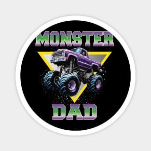 monster truck dad Magnet